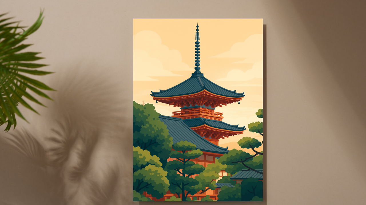 Poster décoratif – Le voyage à contempler