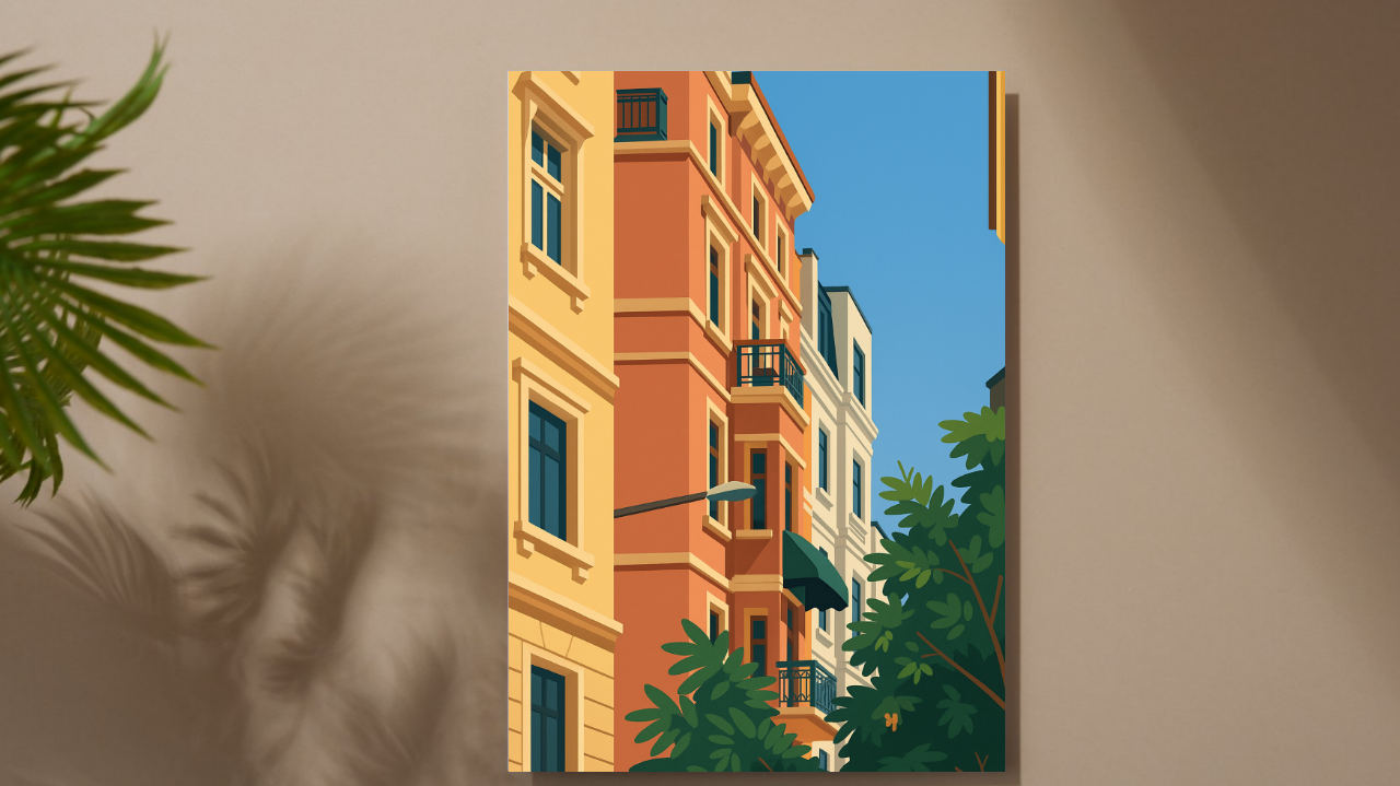 Poster décoratif – Le voyage à contempler