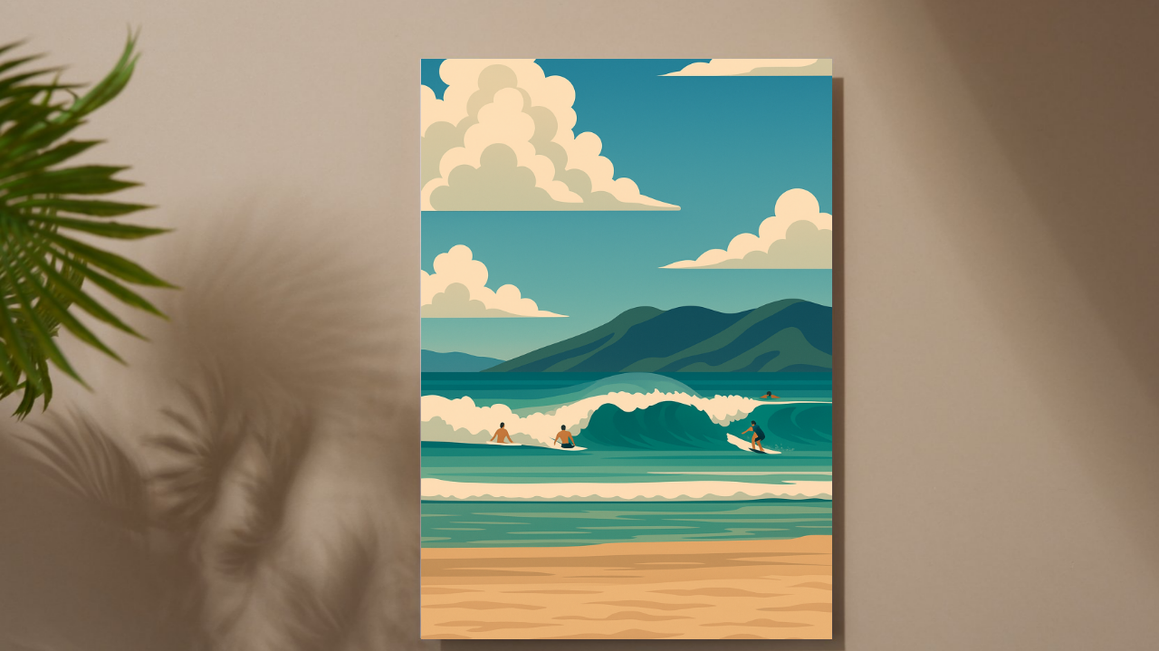 Poster décoratif – Le voyage à contempler