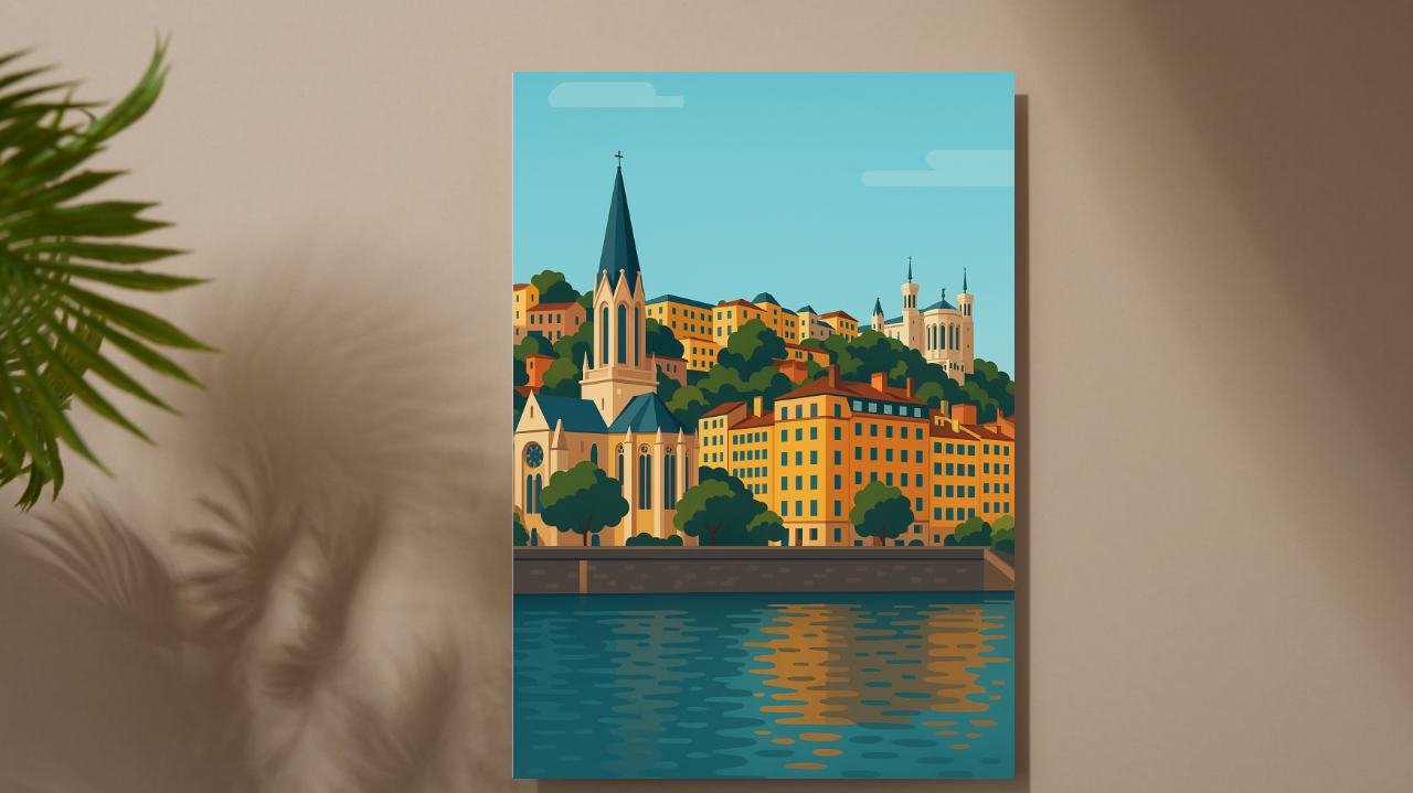 Poster décoratif – Le voyage à contempler