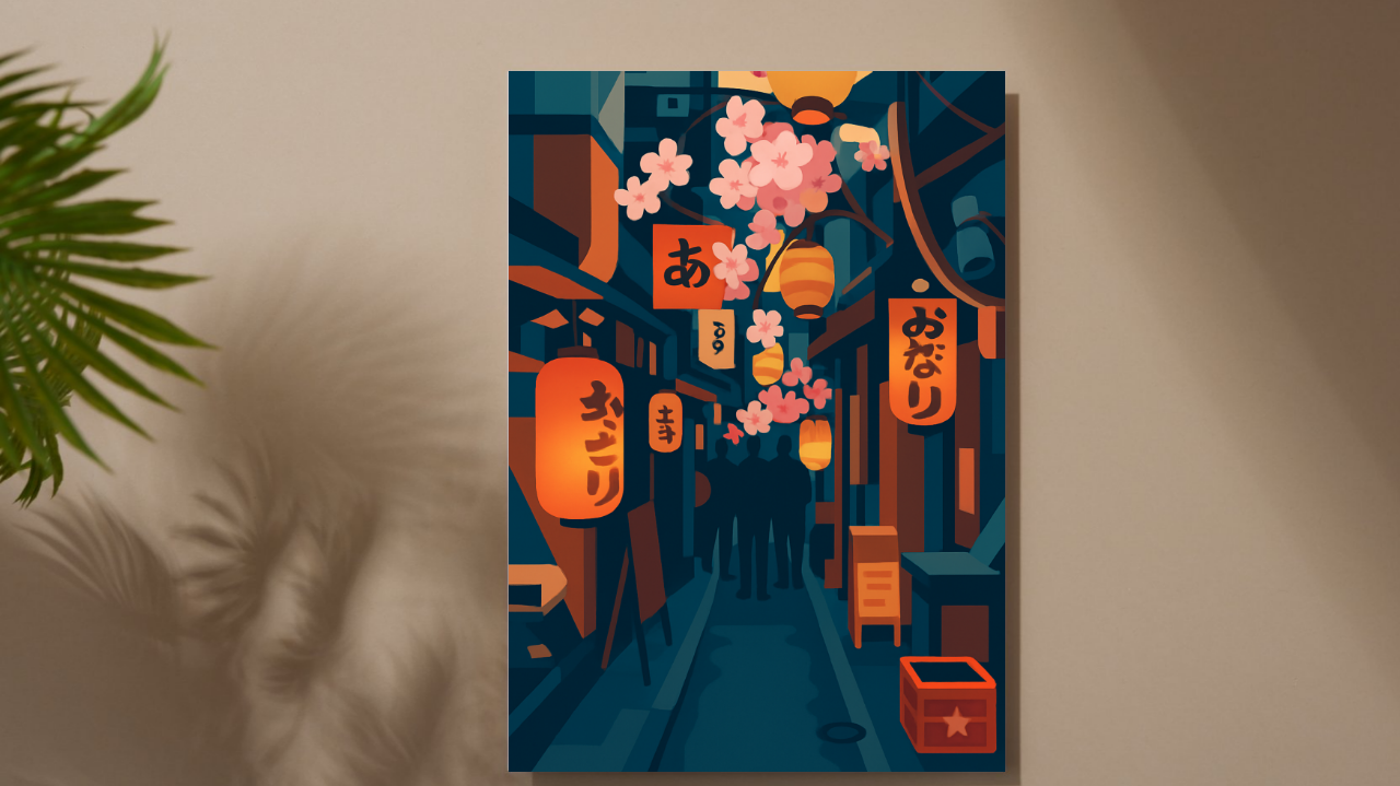 Poster décoratif – Le voyage à contempler