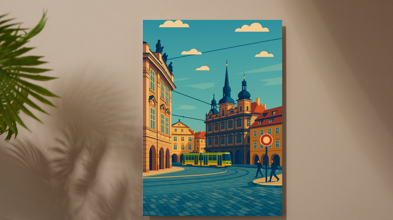 Poster décoratif – Le voyage à contempler