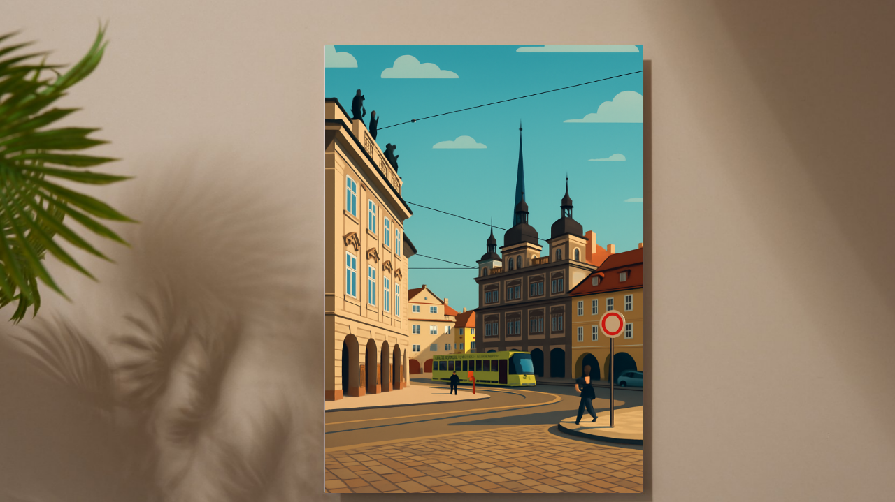 Poster décoratif – Le voyage à contempler