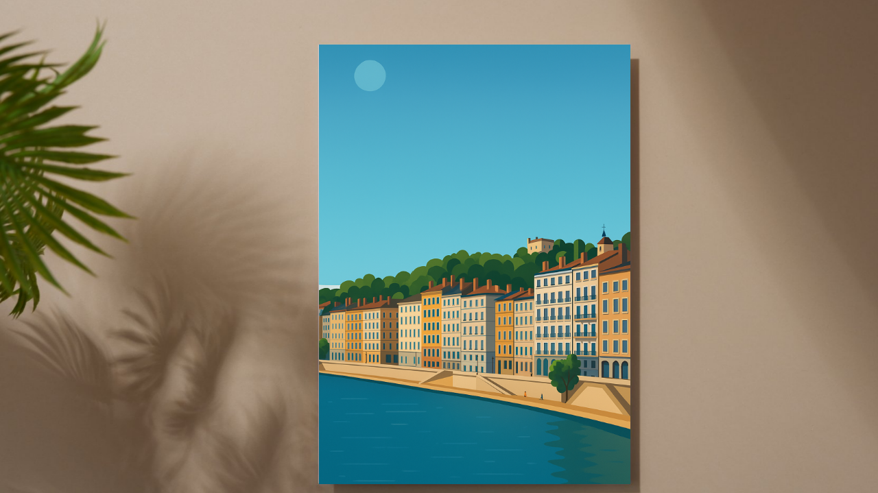 Poster décoratif – Le voyage à contempler