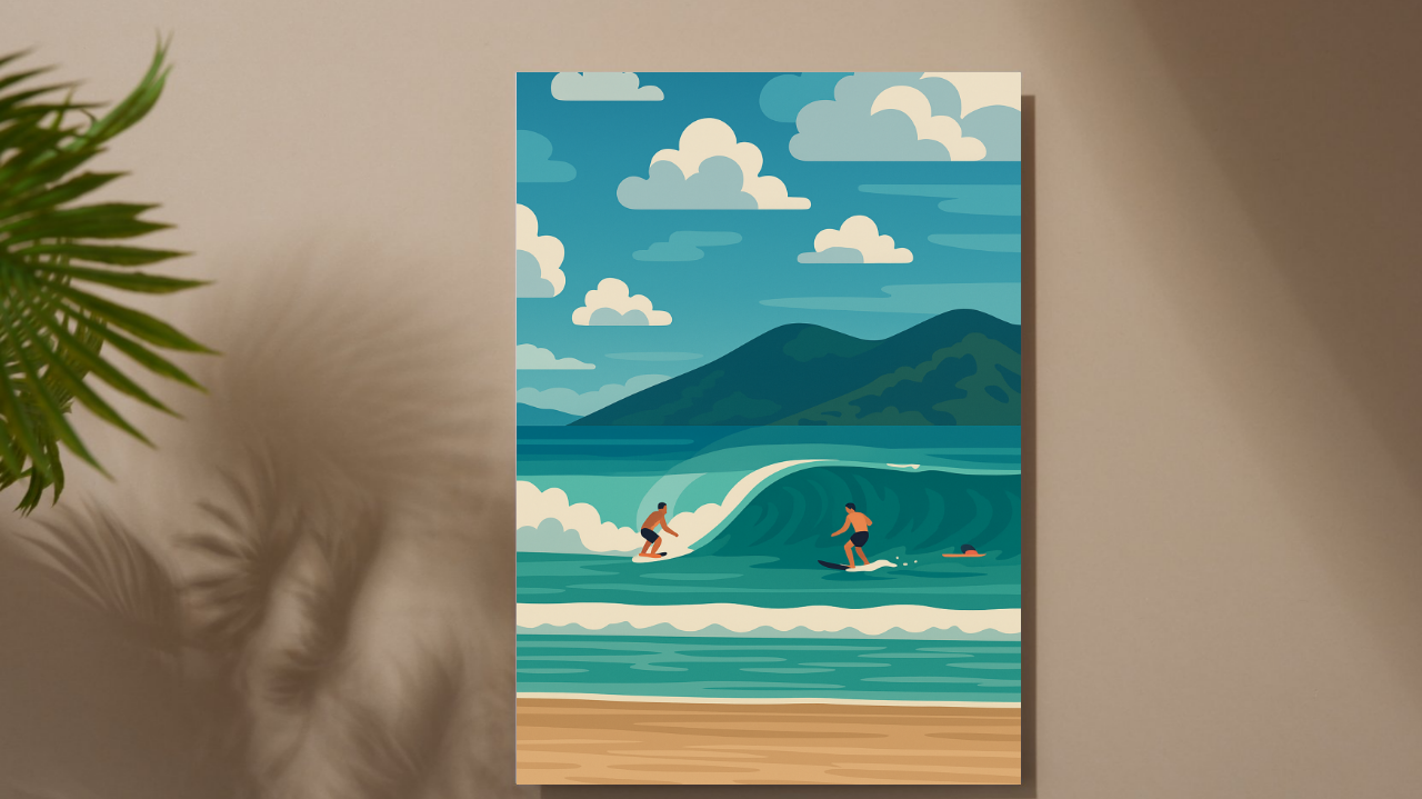 Poster décoratif – Le voyage à contempler