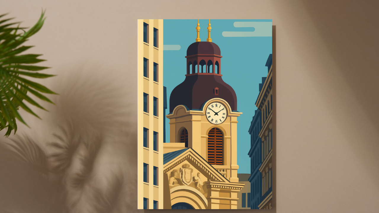 Poster décoratif – Le voyage à contempler