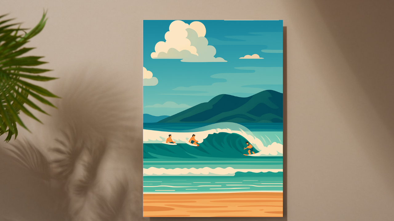 Poster décoratif – Le voyage à contempler
