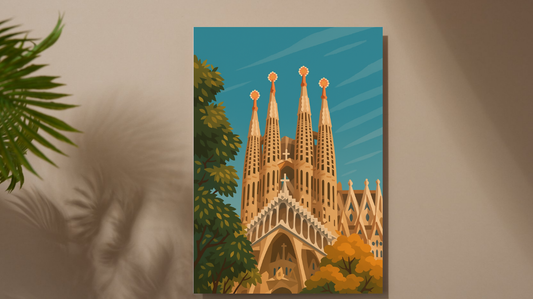 Poster décoratif – Le voyage à contempler