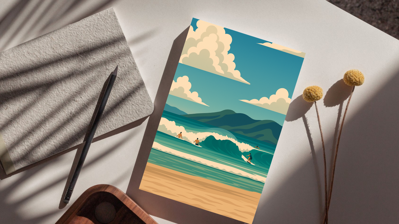Livre de notes – La couverture d'un souvenir