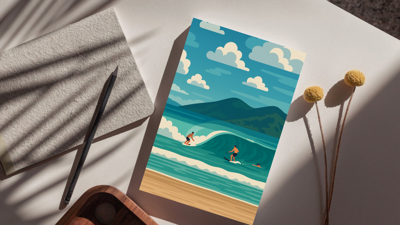 Livre de notes – La couverture d'un souvenir