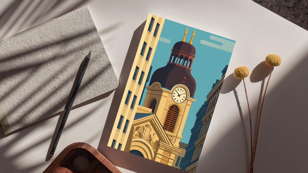 Livre de notes – La couverture d'un souvenir