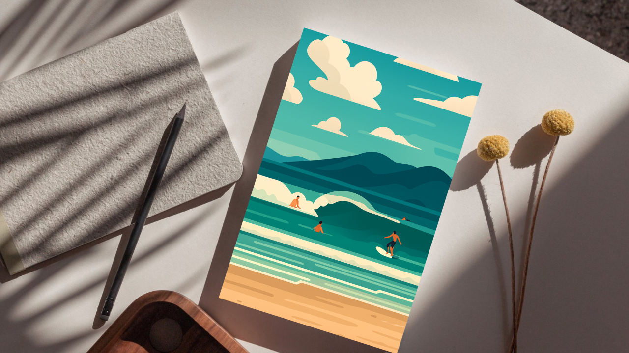 Livre de notes – La couverture d'un souvenir