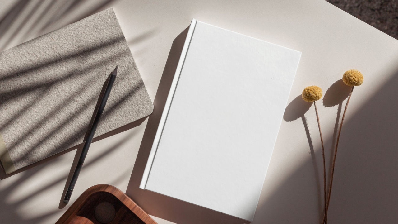 Livre de notes – La couverture d'un souvenir