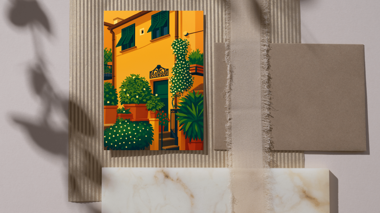 Carte postale souvenir – Un mot, une image