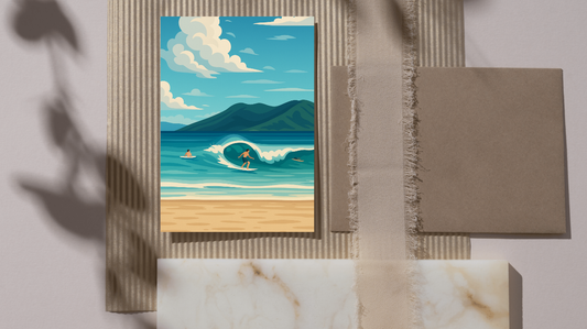 Carte postale souvenir – Un mot, une image