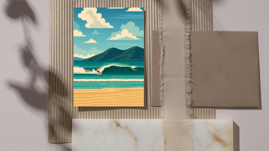 Carte postale souvenir – Un mot, une image