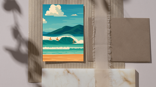 Carte postale souvenir – Un mot, une image